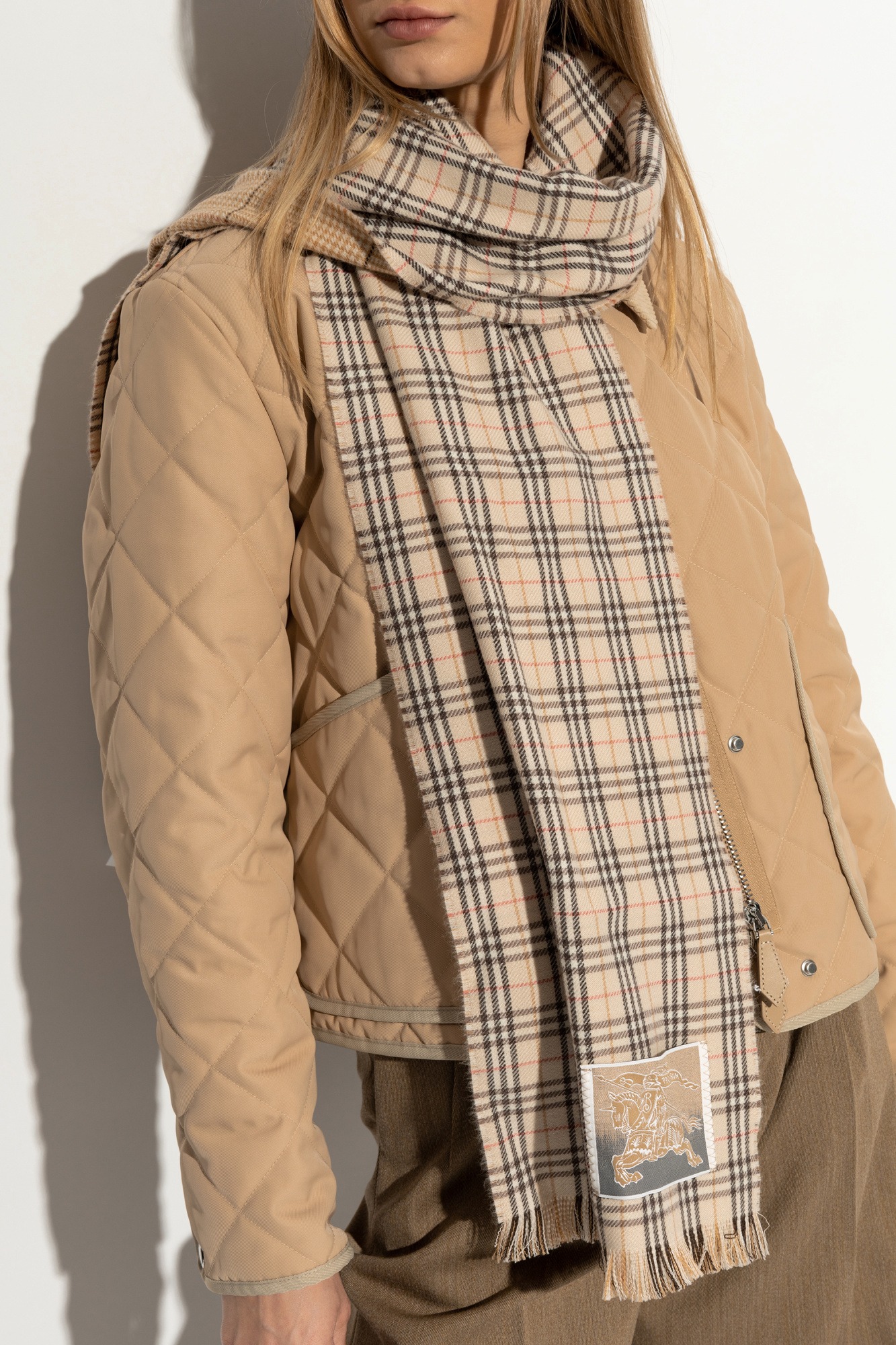 スカーフ Burberry SCARF (8104920 A2888) Cream Wool scarf Burberry - Vitkac Italy